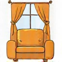 Gemütliche Umgebung, symbolisiert Komfort